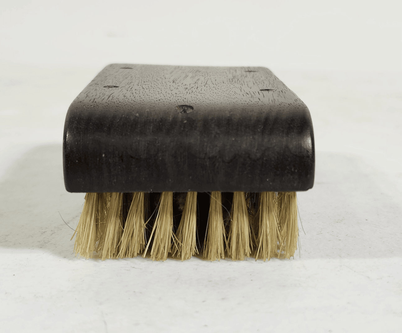 Vintage Swank Ebony Natural Bristle Brush 4.5" Dresser Vanity Clothes - Thumbnail 5