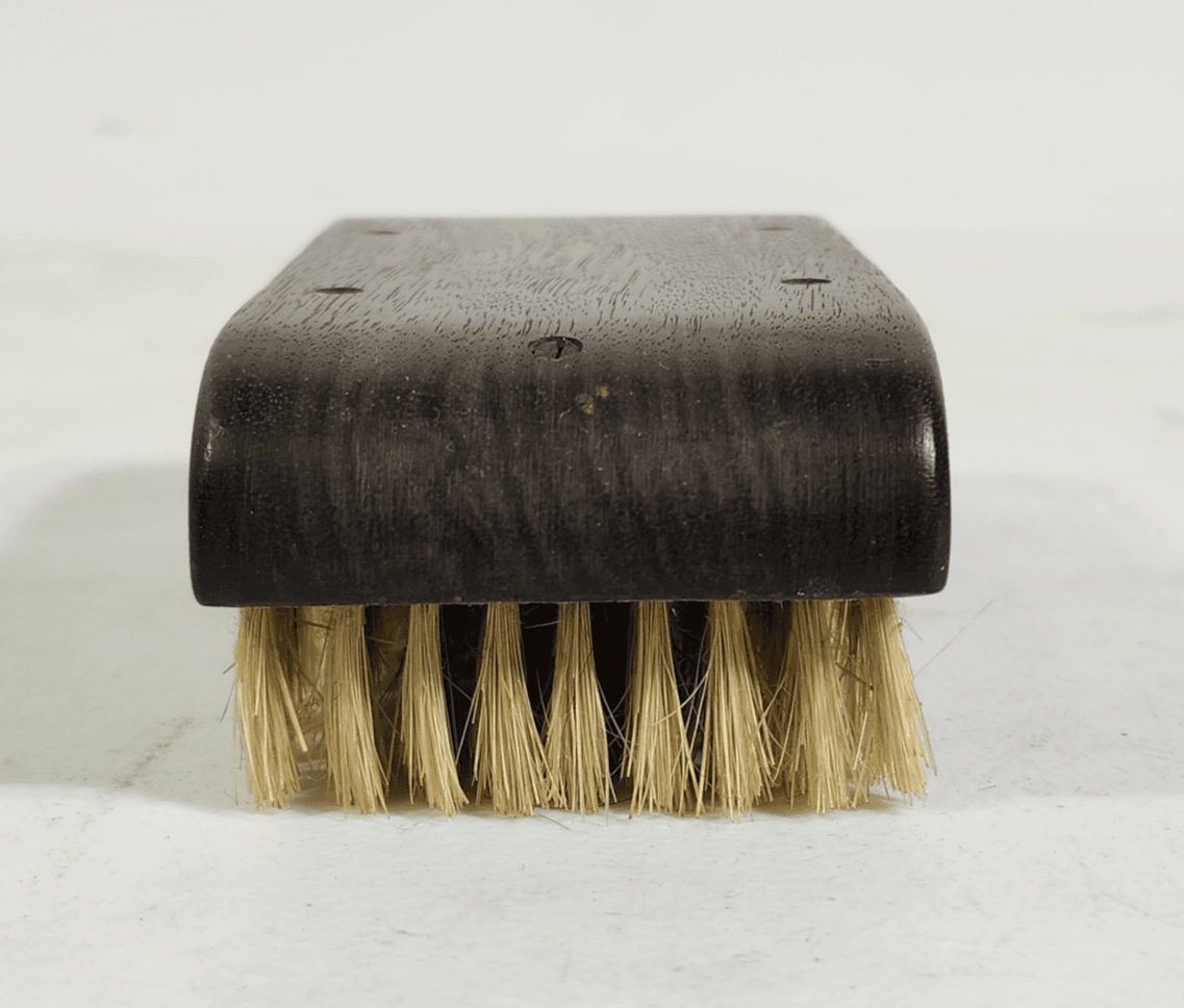 Vintage Swank Ebony Natural Bristle Brush 4.5" Dresser Vanity Clothes - Thumbnail 7