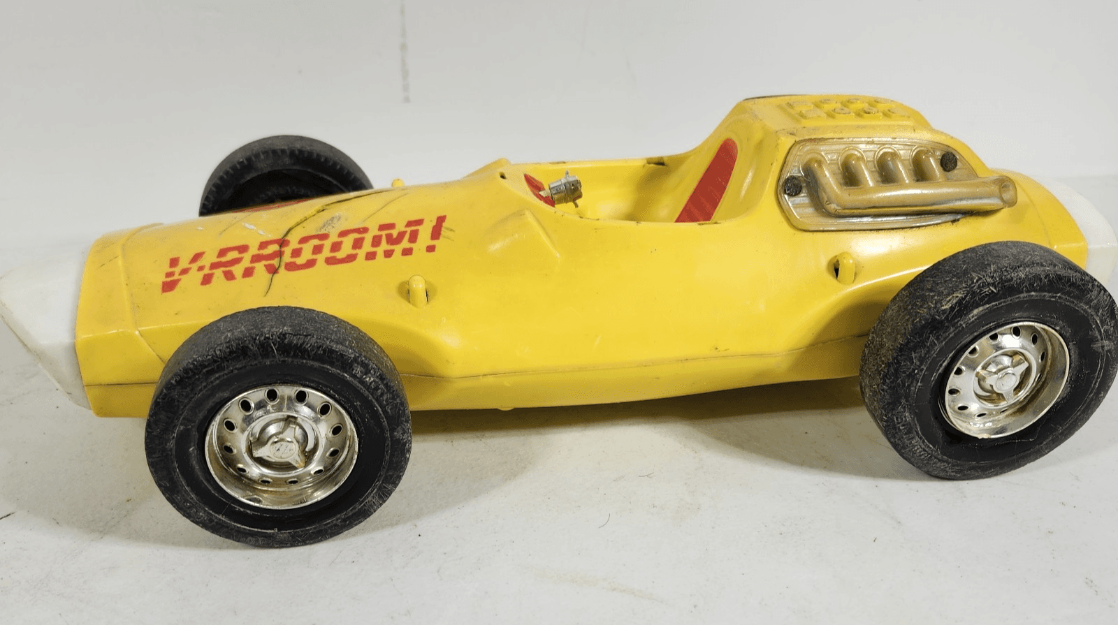 Vintage 1963 Mattel V-RROOM! Whip Car For Parts Steering Wheel Broken - Thumbnail 6