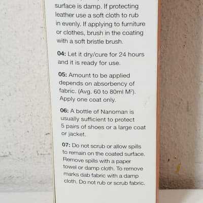 Fabric & Textile Protective Coating NM 8.5Oz NEW - Thumbnail 8