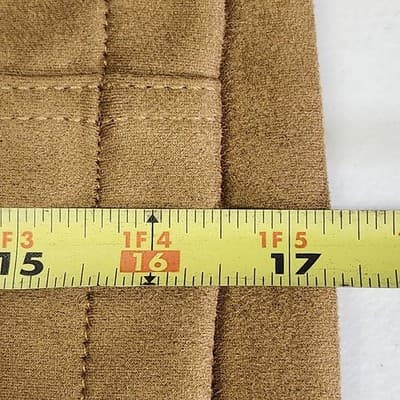 No Boundaries Skirt Women's XL Soft Faux Suede Mini Button Close NEW - Thumbnail 3