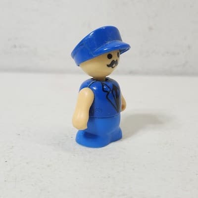 Vintage Playskool Little Playmate Train Conductor Figure Toy - Thumbnail 6