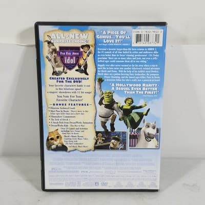 Shrek 2 DVD 2004 Full Screen Bonus Features Puss In Boots - Thumbnail 3