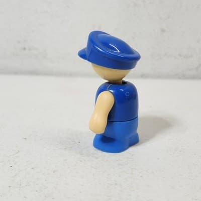 Vintage Playskool Little Playmate Train Conductor Figure Toy - Thumbnail 3