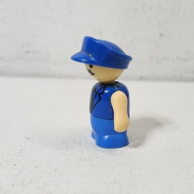 Vintage Playskool Little Playmate Train Conductor Figure Toy - Thumbnail 2