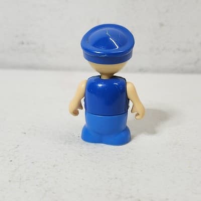 Vintage Playskool Little Playmate Train Conductor Figure Toy - Thumbnail 4