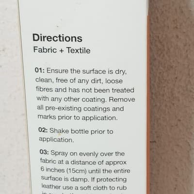 Fabric & Textile Protective Coating NM 8.5Oz NEW - Thumbnail 6
