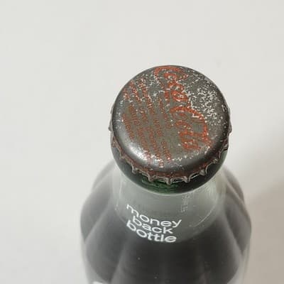 Vintage Coke Coca Cola Green 10 Oz Glass Bottle Sealed - Thumbnail 4