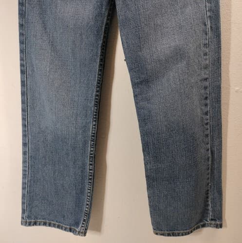 Levi's 550 Straight Fit Denim Jeans Size 9 Juniors Blue Pants - Thumbnail 8