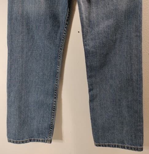 Levi's 550 Straight Fit Denim Jeans Size 9 Juniors Blue Pants - Thumbnail 6