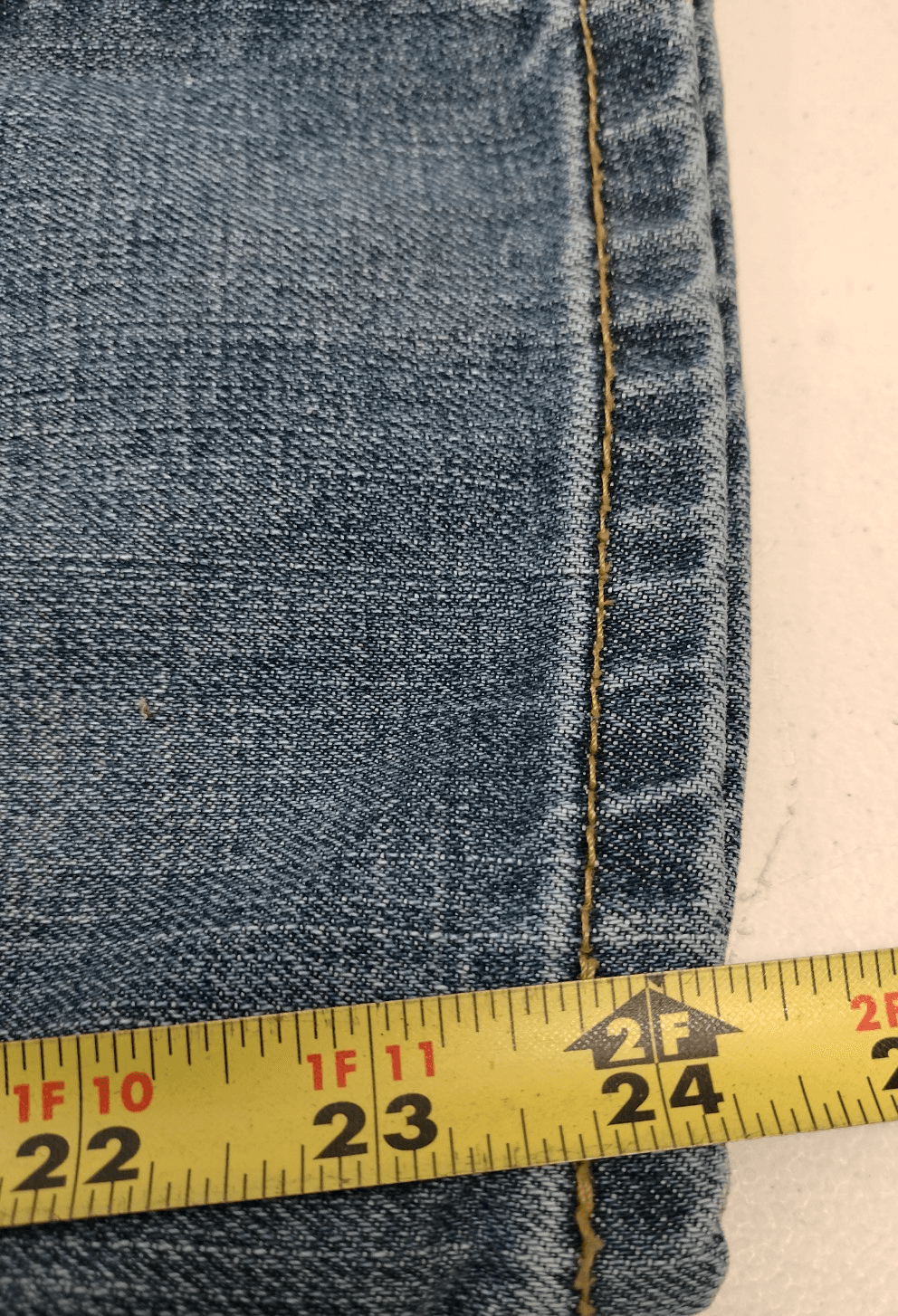 Levi's 550 Straight Fit Denim Jeans Size 9 Juniors Blue Pants - Thumbnail 3