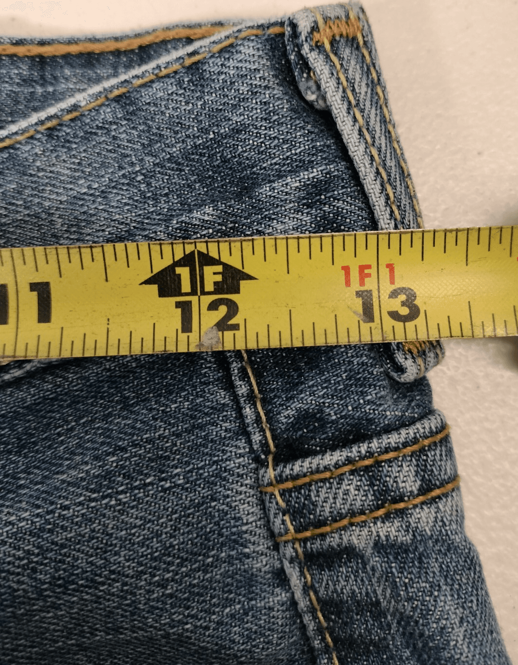 Levi's 550 Straight Fit Denim Jeans Size 9 Juniors Blue Pants - Thumbnail 2