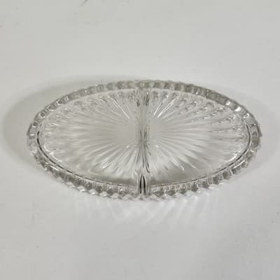 Vintage Heisey Glass Trinket Box Dish Home Decor 7" - Thumbnail 6
