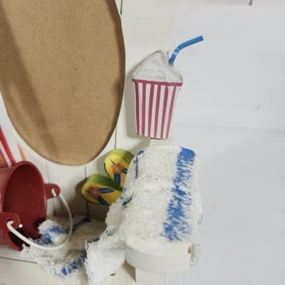 Beach Chair Picture Frame Decorative Unique Gift Home Decor Lifeguard - Thumbnail 4