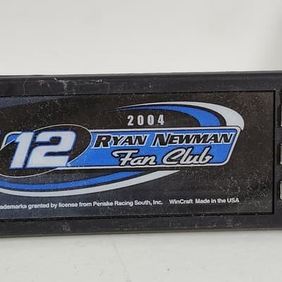 Nascar Ryan Newman License Plate Frame Black Plastic - Thumbnail 2