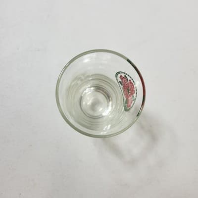 Set of 4 Vintage MCM Red Rose Glasses Cups Tumblers by Libbey - Thumbnail 9