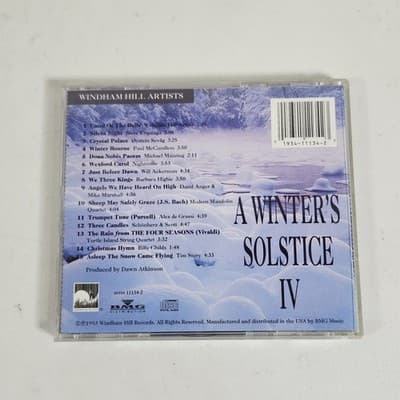 A Winter's Solstice IV Music CD Windham Hill Artists - Thumbnail 3