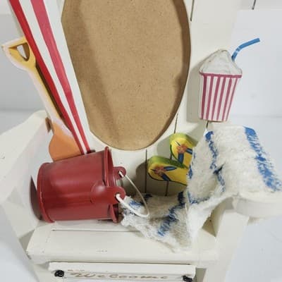 Beach Chair Picture Frame Decorative Unique Gift Home Decor Lifeguard - Thumbnail 3