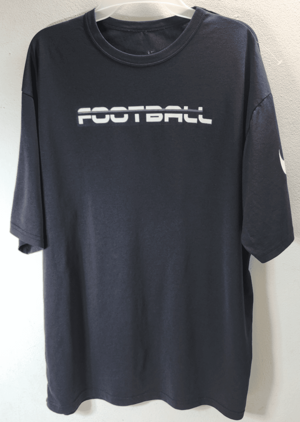 Nike Dri Fit Men's Black Short Sleeve Shirt Football GraphicSize Large - Thumbnail 5