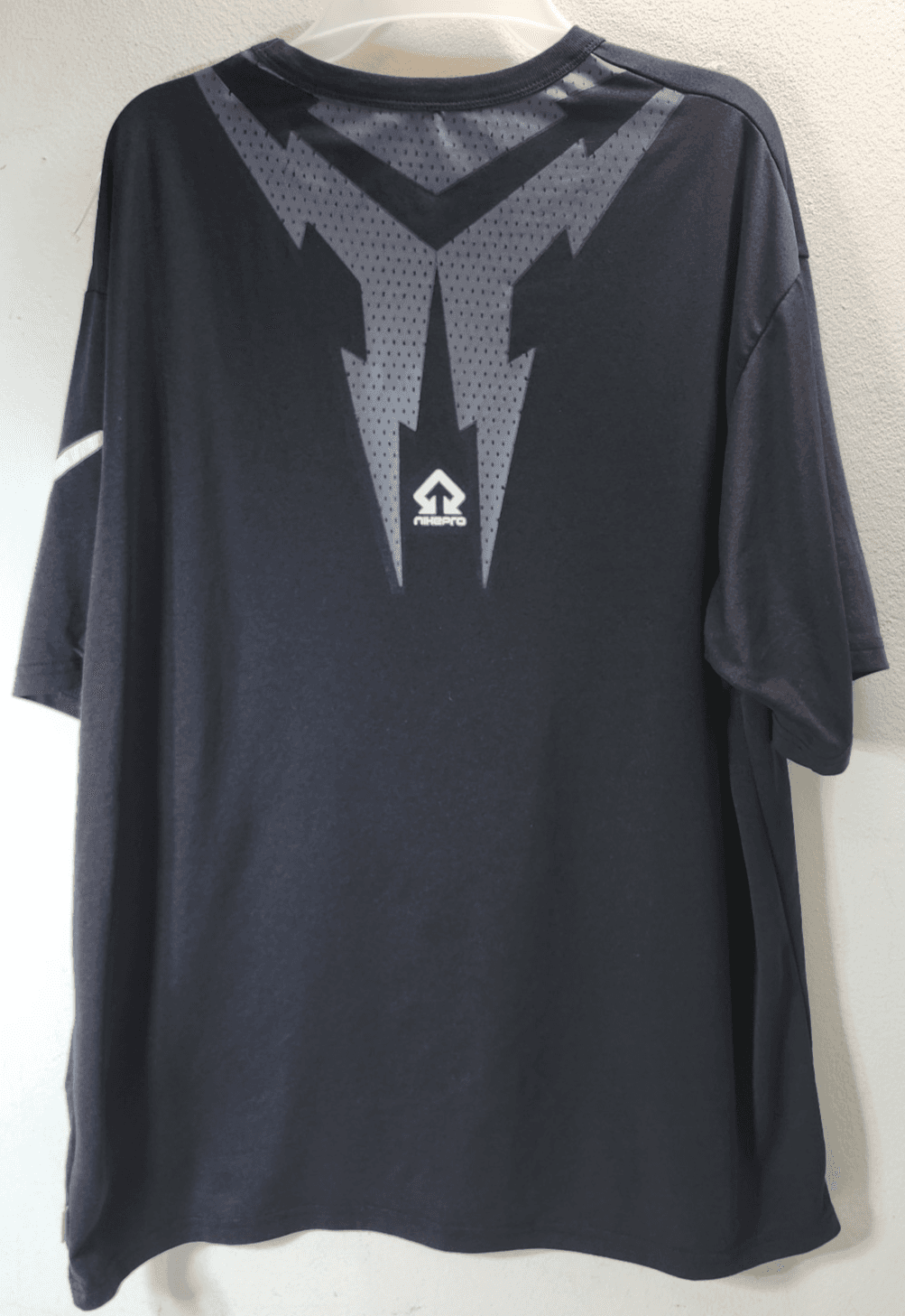 Nike Dri Fit Men's Black Short Sleeve Shirt Football GraphicSize Large - Thumbnail 6