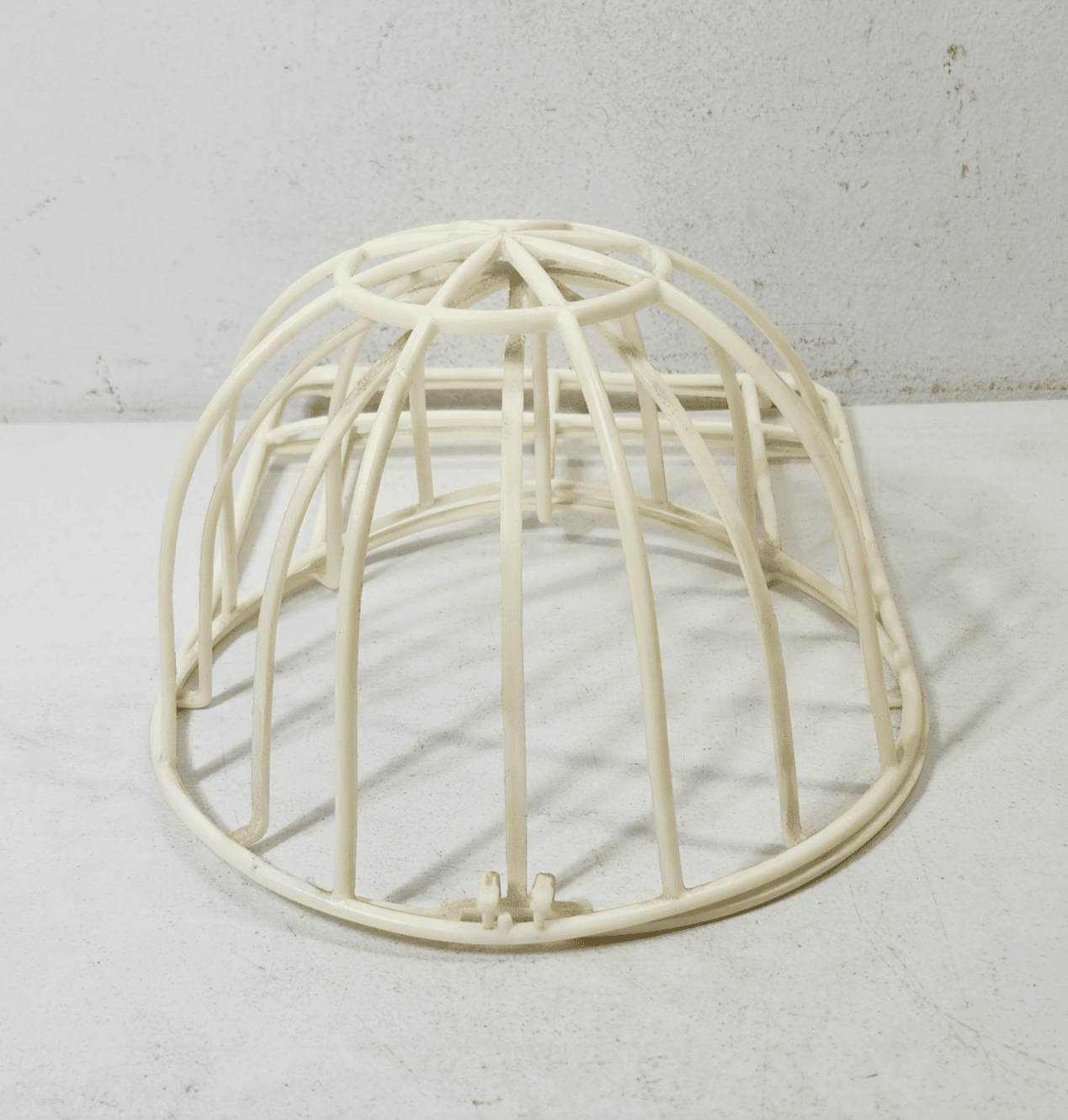 Hat Washer White Plastic Baseball Golf Cap Cleaner Cage - Thumbnail 4