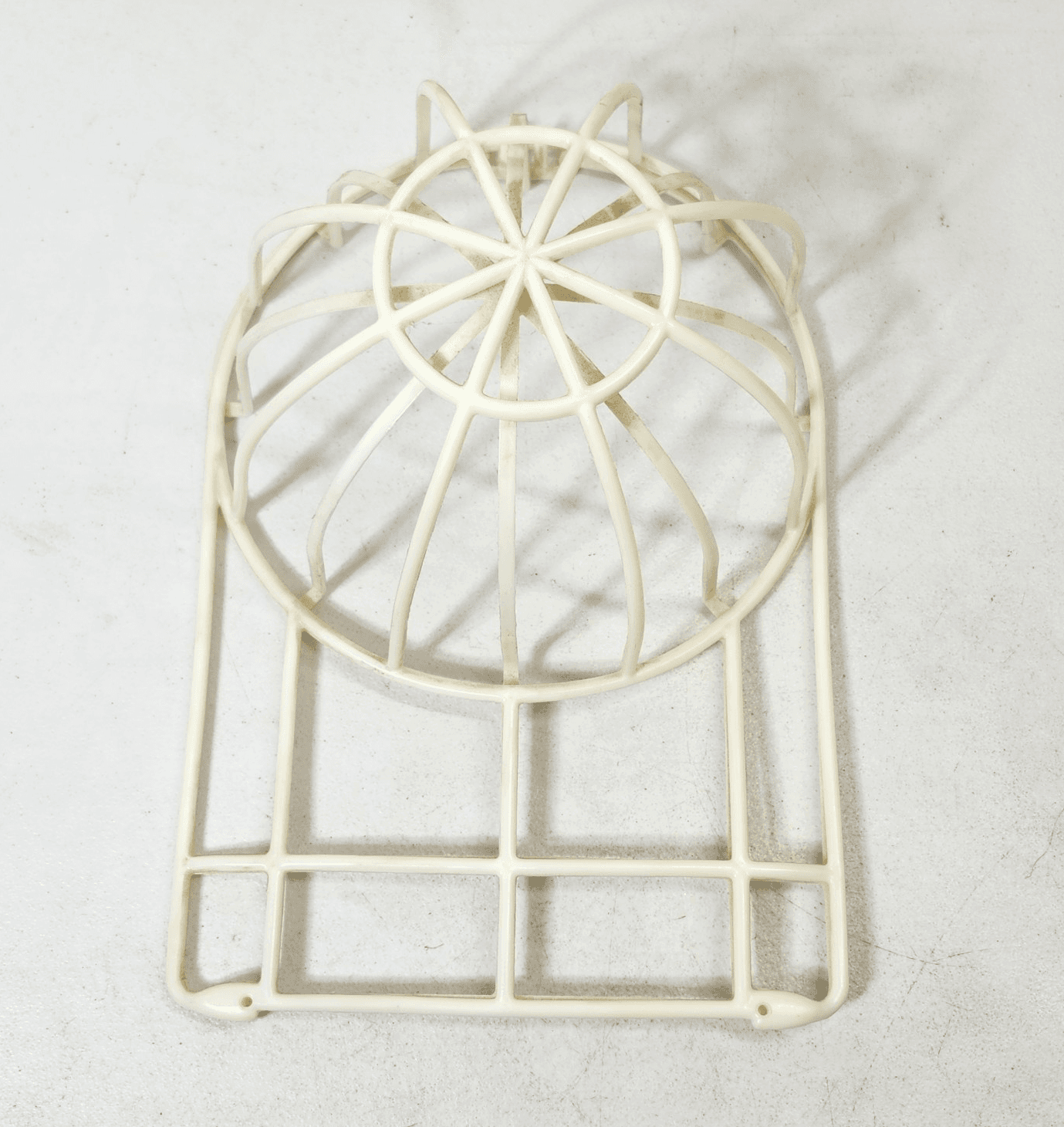 Hat Washer White Plastic Baseball Golf Cap Cleaner Cage - Thumbnail 3