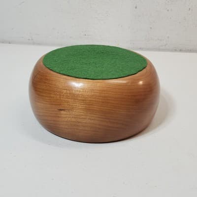 Vintage Teak Wood Bowl 5.75" Home Decor MCM - Thumbnail 6