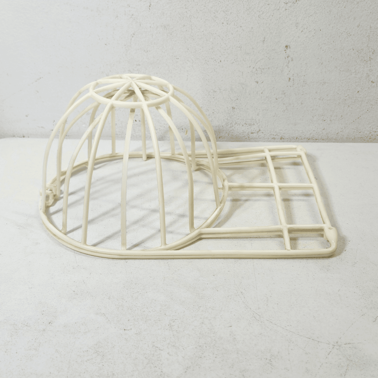 Hat Washer White Plastic Baseball Golf Cap Cleaner Cage - Thumbnail 5