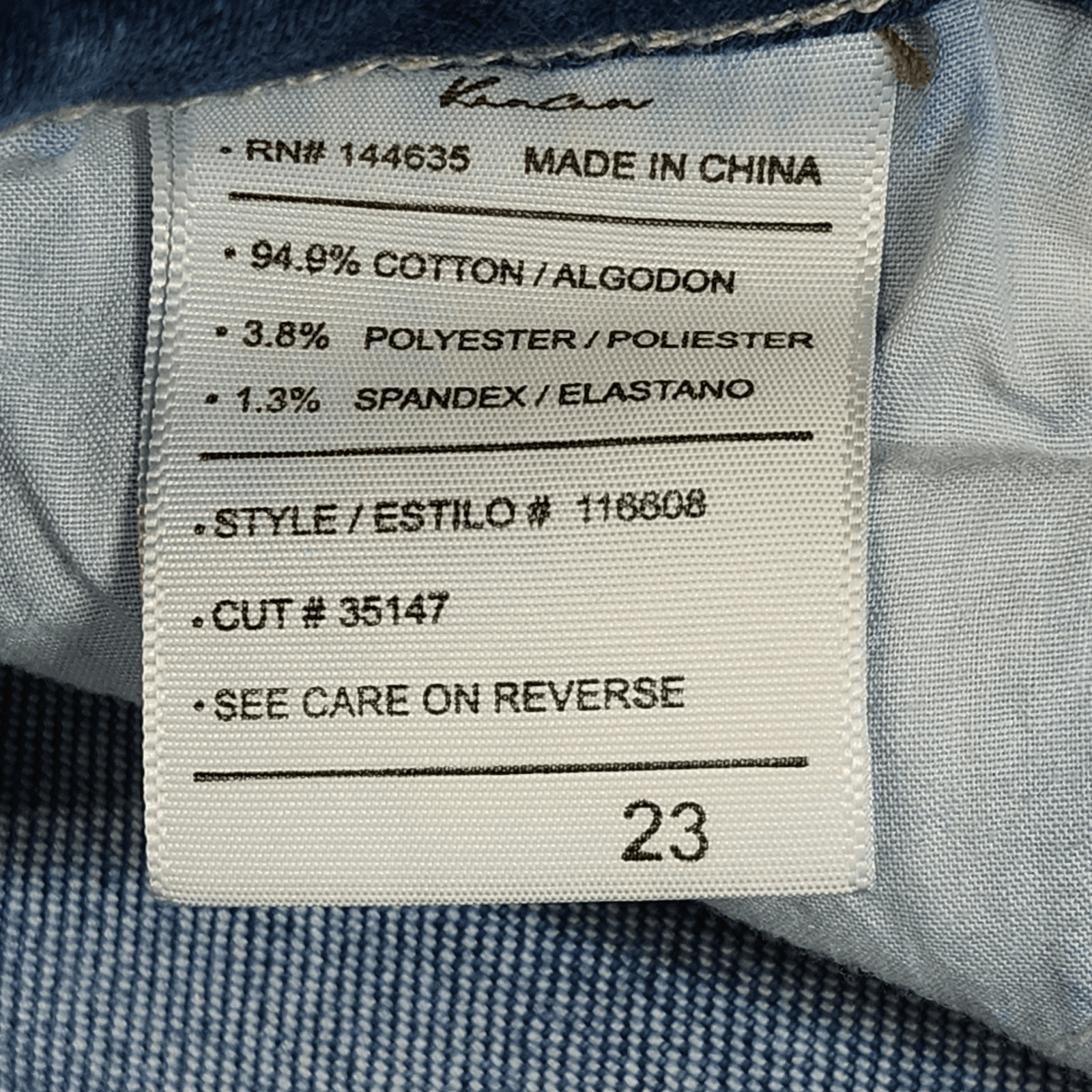 Kan Can Women's 23 Jeans Kaleigh Mid Rise Skinny Ankle Distressed - Thumbnail 8