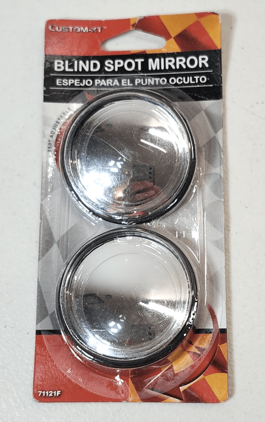 Blind Spot Mirrors Round HD Glass Convex 360° Side Rear View Mirror for Car - Thumbnail 2