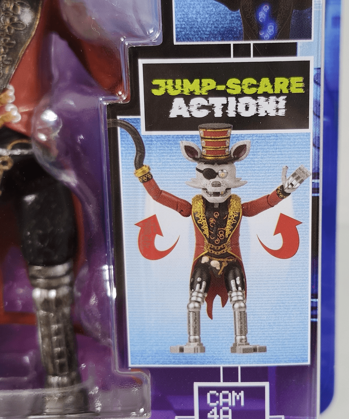 Jazwares Five Nights at Freddy’s FNAF Ringmaster Foxy 5" Action Figure Toy NEW - Thumbnail 3