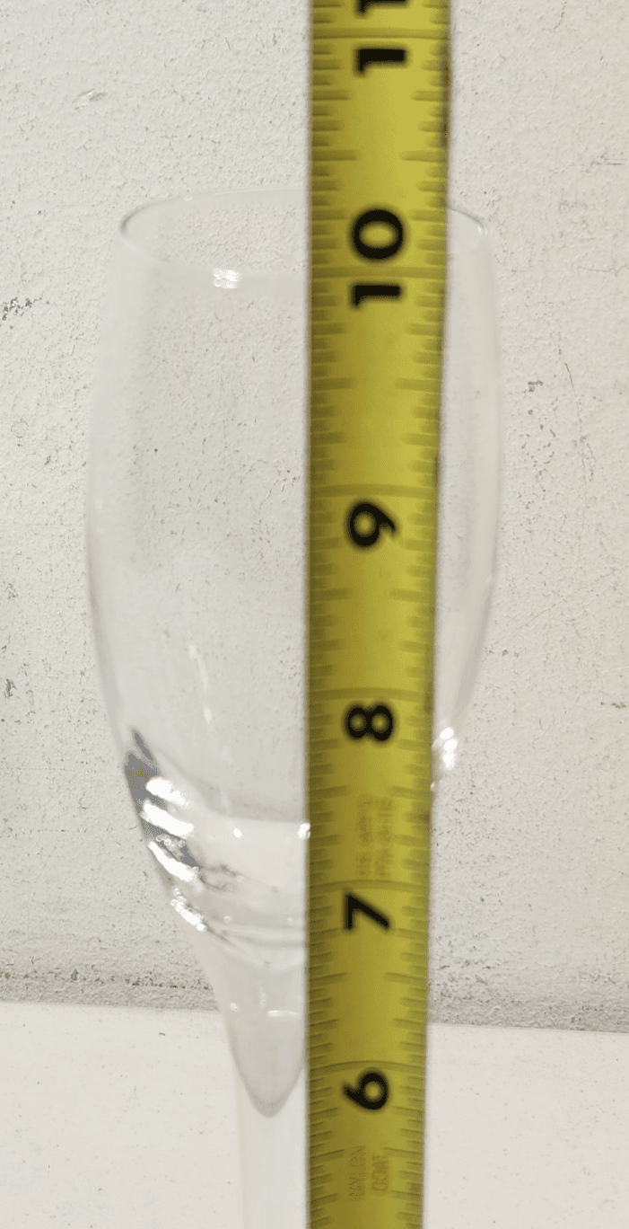 Trenditions Champagne Flutes Clear Crystal Cups Set Bundle Lot of 4 - Thumbnail 4
