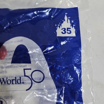 2021 McDonald's Disney World 50th Anniversary Toy #35 Celebration Gus Sealed NEW - Thumbnail 2