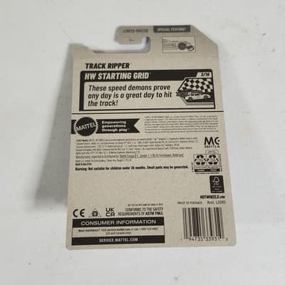 Hot Wheels Walmart Zamac HW Starting Grid Track Ripper Car 1/64 Toy Vehicle NEW - Thumbnail 5