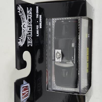 M2 Machines 1987 Buick Grand National Black Car 1/64 Toy Vehicle NEW - Thumbnail 3