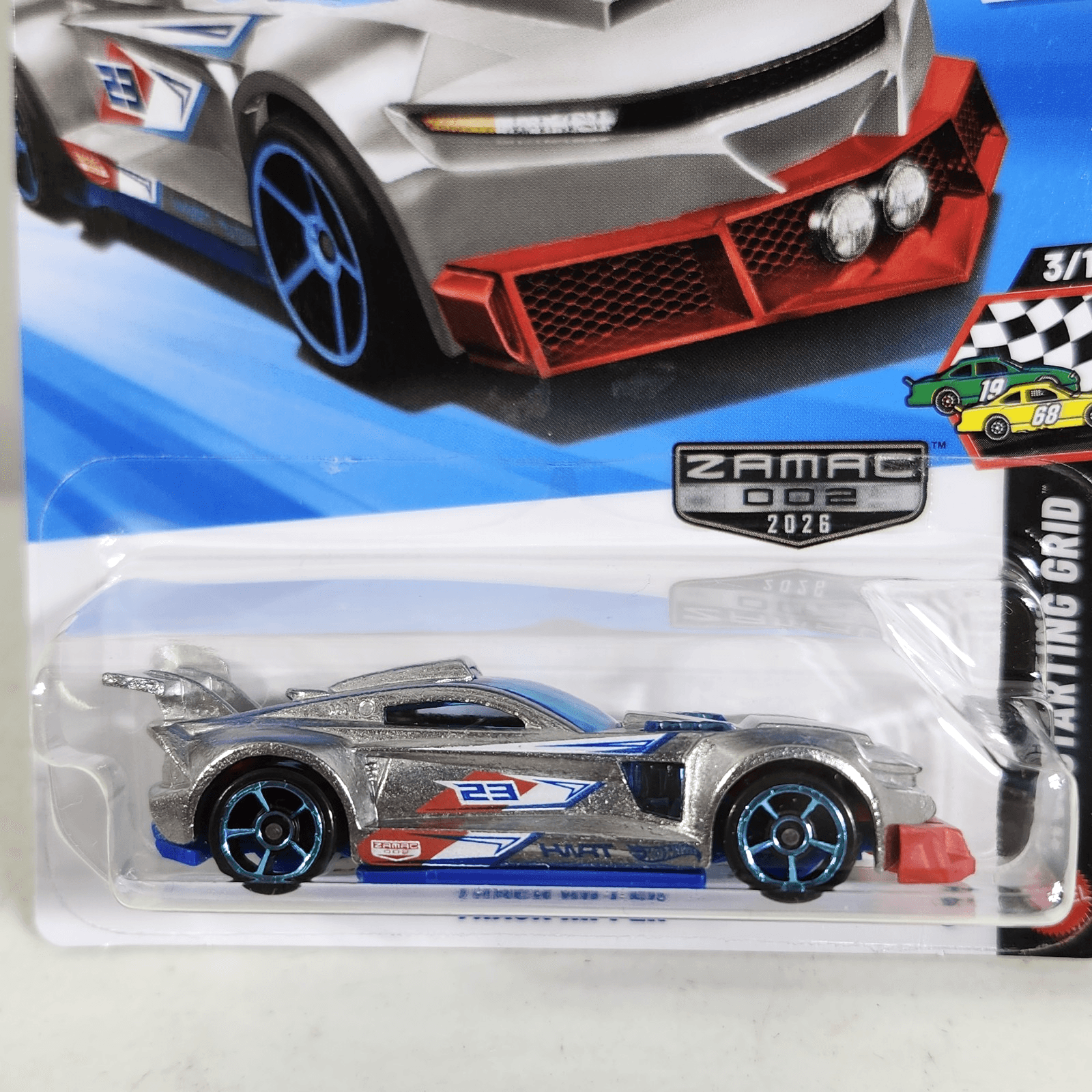 Hot Wheels Walmart Zamac HW Starting Grid Track Ripper Car 1/64 Toy Vehicle NEW - Thumbnail 2