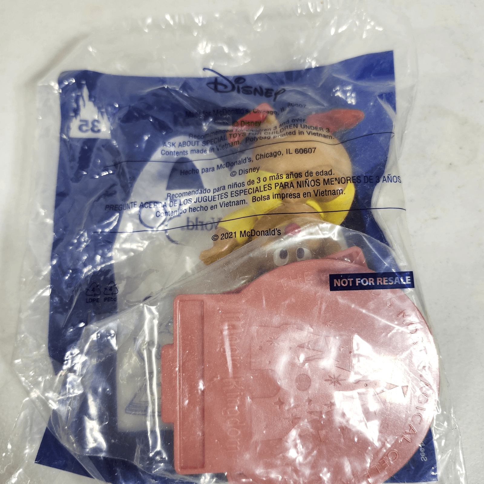 2021 McDonald's Disney World 50th Anniversary Toy #35 Celebration Gus Sealed NEW - Thumbnail 4