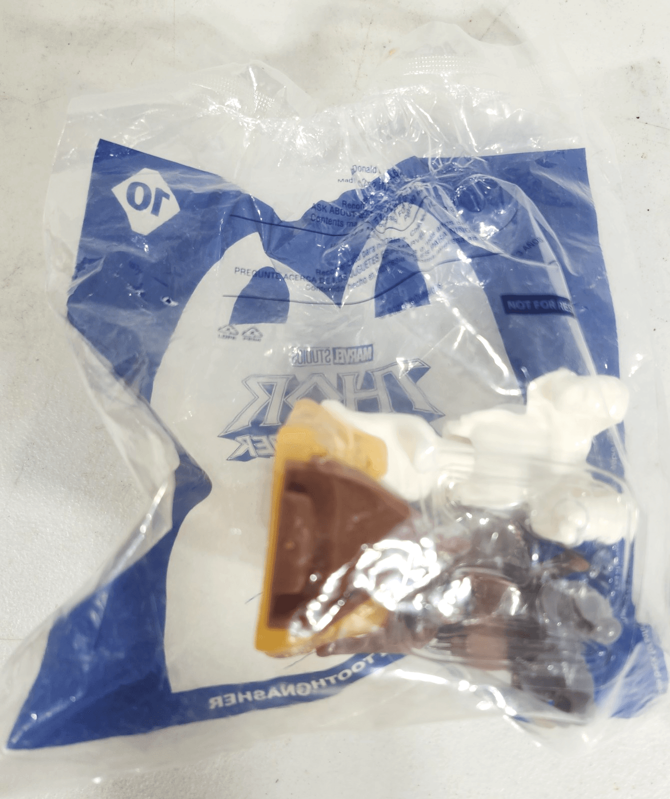 McDonald's Happy Meal Toy #10 Thor Love And Thunder Marvel Disney Sealed NEW - Thumbnail 3