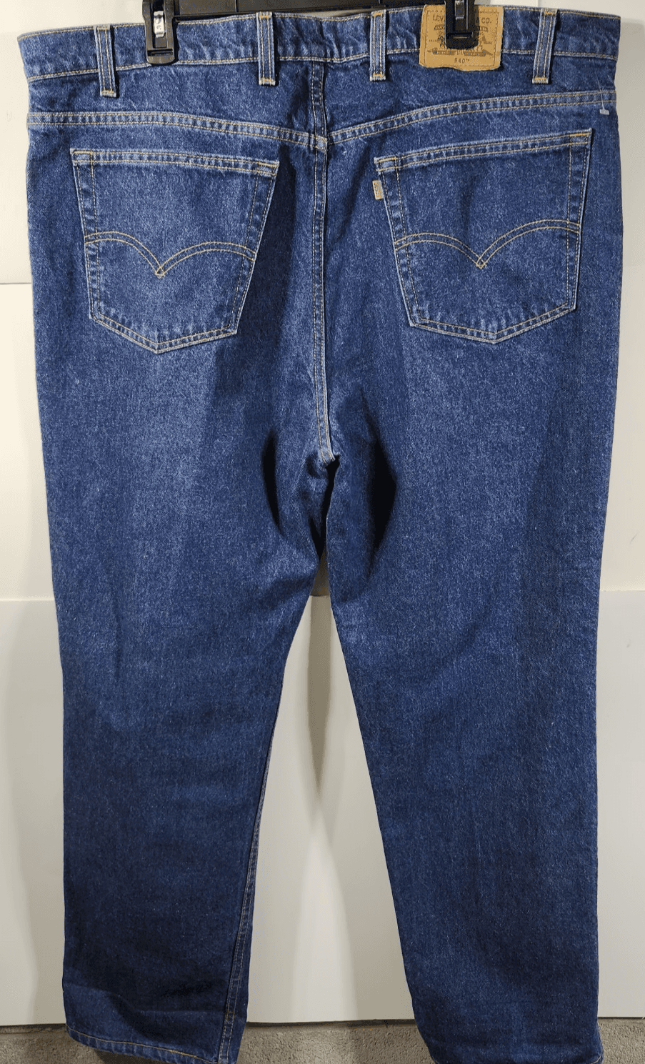 Vintage Levis 540 Jeans Mens 44x30 Blue Denim Made In USA Brown Tab 90s - Thumbnail 6