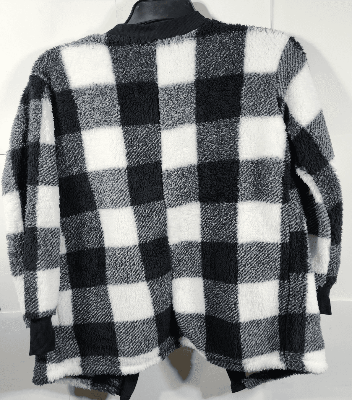 Derek Heart Women's Sweater Small Open Front Black White W/Pockets Maternity NEW - Thumbnail 4