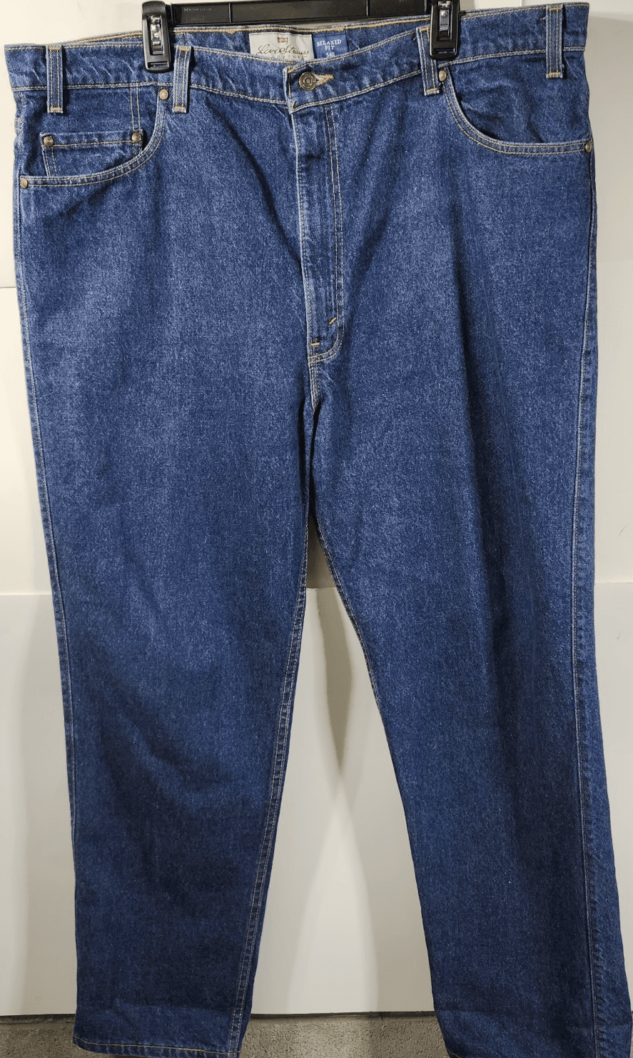 Vintage Levis 540 Jeans Mens 44x30 Blue Denim Made In USA Brown Tab 90s - Thumbnail 5