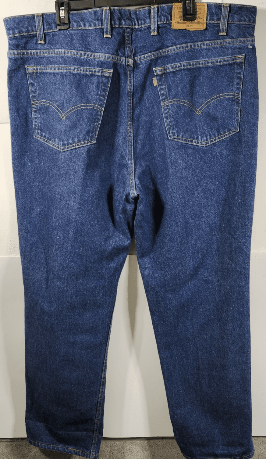 Vintage Levis 540 Jeans Mens 44x30 Blue Denim Made In USA Brown Tab 90s - Thumbnail 4