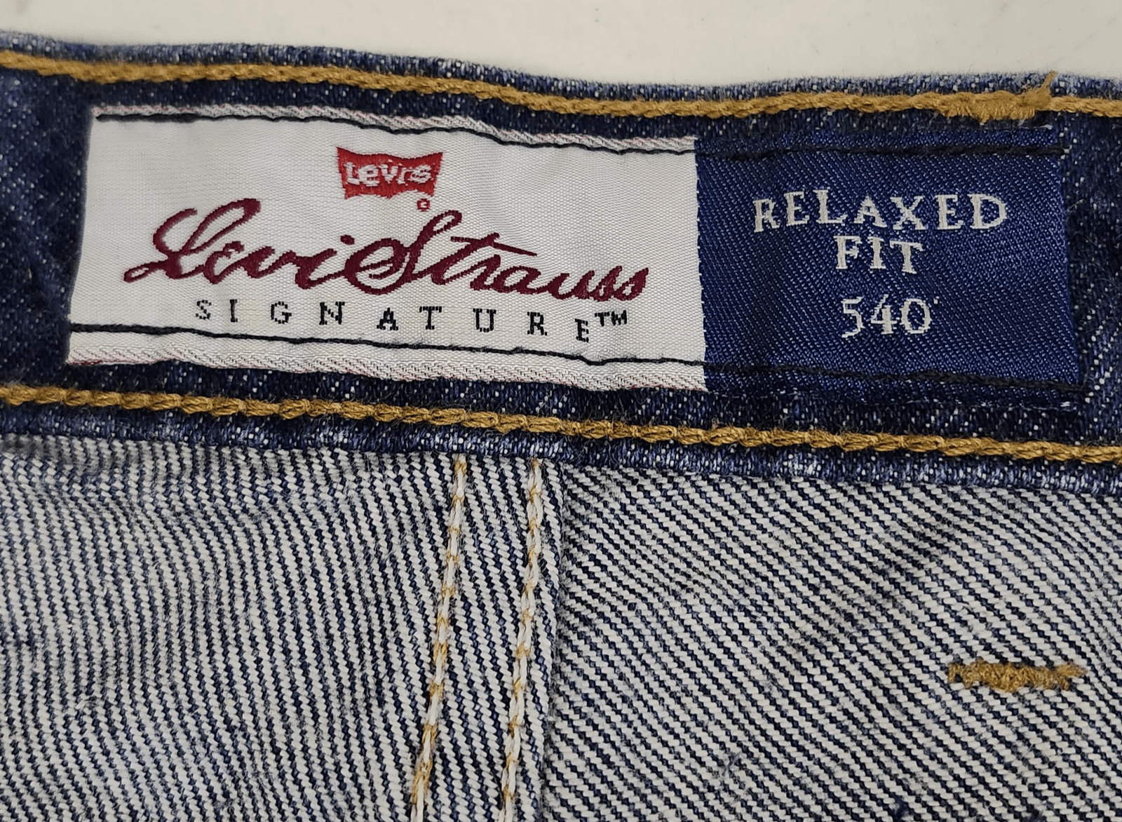 Vintage Levis 540 Jeans Mens 44x30 Blue Denim Made In USA Brown Tab 90s - Thumbnail 9