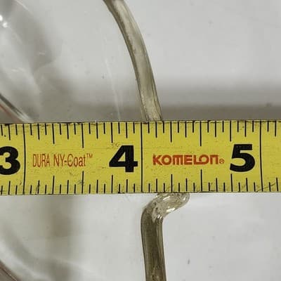 Vintage Glass Leaf Shaped Trinket Relish Nut Dish 9.75" Home Decor - Thumbnail 6