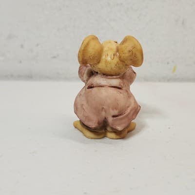 Vintage Ganz Little Cheesers 05101 Papa Woodsworth with Box Figurine 1991 - Thumbnail 6