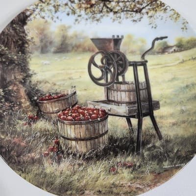 Country Nostalgia Series Collectible Plate W.S. George Artwork Maurice Harvey - Thumbnail 2