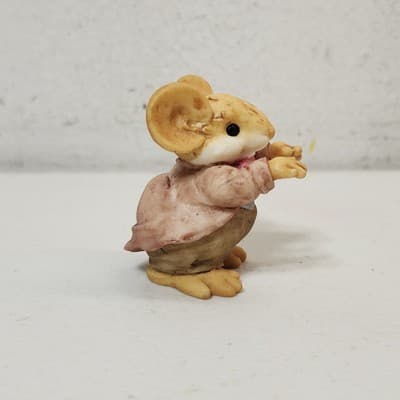Vintage Ganz Little Cheesers 05101 Papa Woodsworth with Box Figurine 1991 - Thumbnail 8