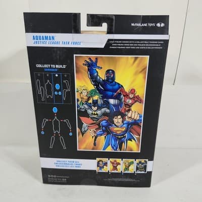 Aquaman JL Task Force Platinum Chase 7" McFarlane Multiverse BAF Darkseid NEW - Thumbnail 8