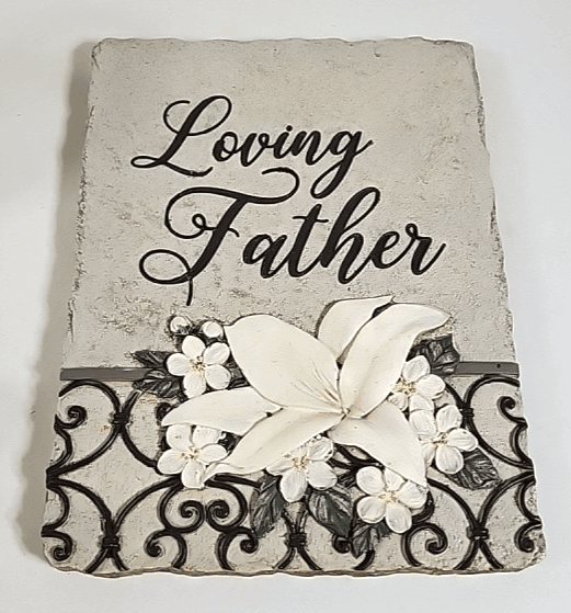 Carson Memory Block Tile Loving Father Retired Vintage 12" X 9" - Thumbnail 9