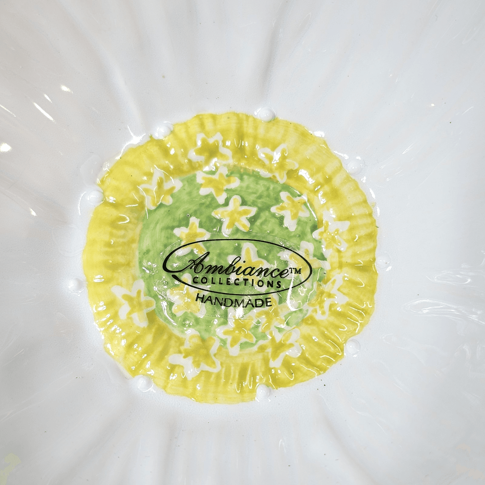 Nanette Vacher Cosmos Floral Ceramic Bowls Set of 2 Multicolor 7" Round - Thumbnail 5